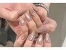 ［HAND］圧倒的な透明感と輝き☆上品マグネットネイル