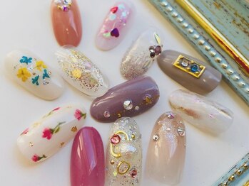 ネイルサロン パピヨン(Nail Salon Papillon)の写真/【パラジェル登録サロン】美爪育成したい方必見!自爪を削らないパラジェル使用で健康的で可愛い指先に…＊