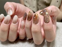 アイネイルズ 渋谷店(I nails)/【Kana.y】うるうるアシメミラー