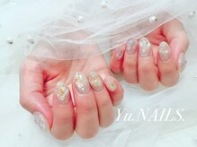 ユーネイルズ 恵比寿(Yu.NAILS.)/韓国◎オーロラクリアストーン