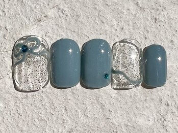 カラ ネイル 中津店(calla nail)/フェミニンりぼん