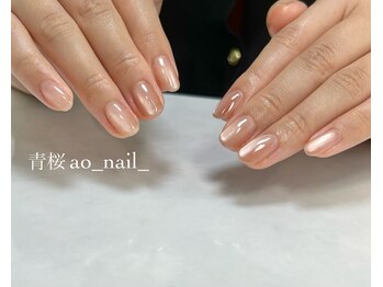 アオネイル(青桜 ao_nail_)/《人気No.1》マグネットネイル