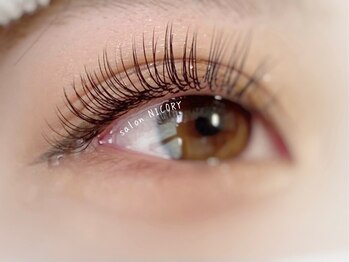 サロン ニコリー 夙川店(salon NICORY)の写真/カール感を自由に選べるから、あなたの理想の目元、似合うカールデザインを提案♪【カールの持続力も◎】