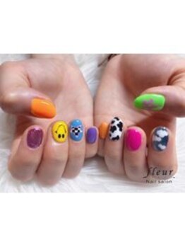 フルール(fleur)/手描きアートネイル