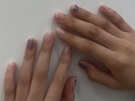 チェックネイル