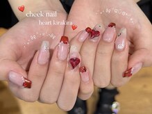 リンドネイル バイ モカ アンド ララ(Lind nail by moca and LaLa)/【mian】チーク/レッドネイル