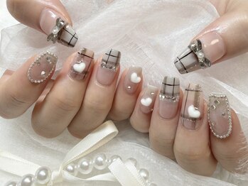 フィオレネイル(fiore nail)/チェックネイル