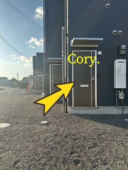 コリー(Cory.)/サロンの入口