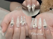 ピカネイル 上野 御徒町(Pika Nail)/ラメｘパーツｘブライダル