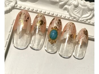 ナトゥール ネイルサロン(Natur nail salon)/ターコイズネイル