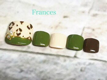フランセス(Frances)/ヒョウ柄ネイル