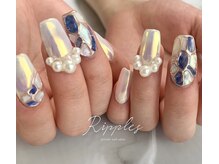 リップルズ(Ripples)/シェルネイル埋め尽くし