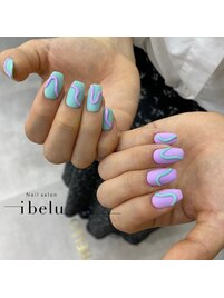 うねうねネイル
