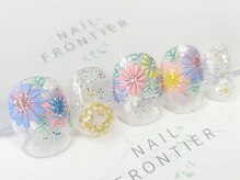 ネイルフロンティア 吉祥寺(NAIL FRONTIER)/ふみの♪春色フラワー14980円