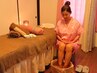 【70分コース】女性限定★漢方足湯10分+アロマリンパケア60分　￥7000→