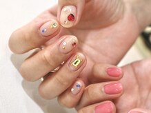 グレースネイルファクトリー(grace'nail factory)/ART5本・フィルイン/育爪ケア