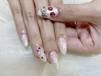 スペラ 大宮店(Spera)/旬のぷっくりさくらんぼネイル