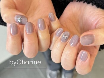 メイドットバイシャルム(May.byCharme)の写真/派手なネイルが出来ない方必見★シンプル・上品・洗練された指先なのにかぶらないデザイン♪