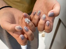 ジェルム(germe.)/オーロラネイル(+パーツ追加)