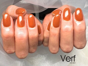 ネイルサロン べルフ(nail salon Verf)/テラコッタ♪