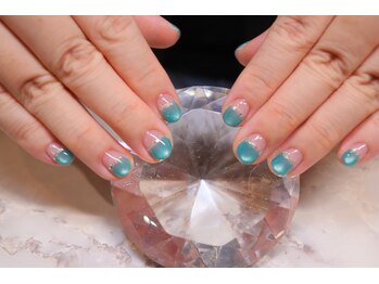 オトネイル(Oto Nail)/ ターコイズマグネットネイル