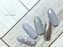 リリックネイル 本八幡店(LyricNail)/ミラー×スタッズでカッコよく♪