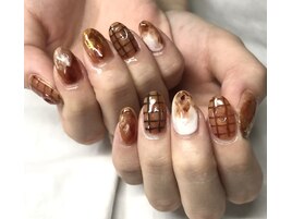 キャラメルモカネイル