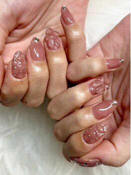 マイオティック ネイル(miotic nail)の写真/【好きなパーツを好きなだけ◎】定額なので、好きなだけパーツをのせて理想のデザインが叶えられます！