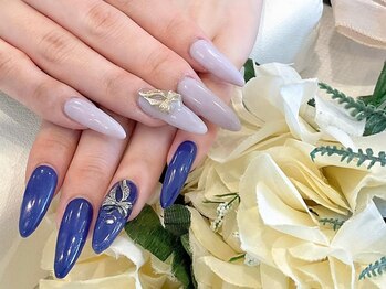 ブリエカドー(Briller Cadeau)/アシメカラーネイル(スカルプ)