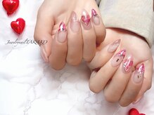 ジュエリーネイル タカコ(Jewelry nail TAKAKO)/タイダイ×ハート