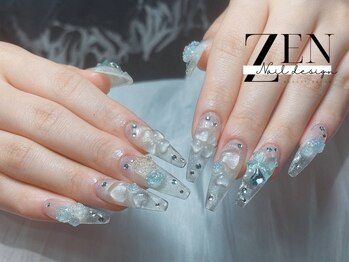 ゼン ネイル デザイン 池袋(ZEN NAIL DESIGN)/題長さだしやり放題×つけ放