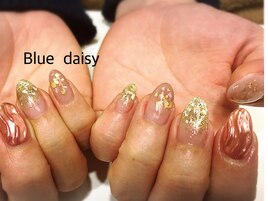 コッパーピンクミラーネイル☆