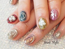 ニュアンスパールネイル