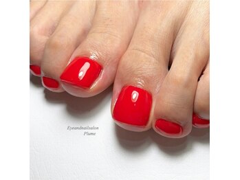 シンプルフットネイル