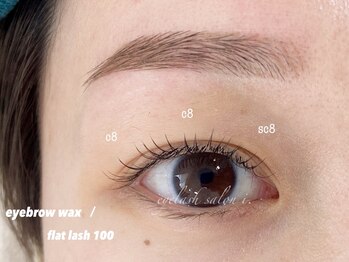 アイドット(i.)/眉wax/フラットラッシュ100本