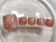 ペルルネイル(perle nail)の写真/[8月限定]フットキャンペーン【新規オフ無料☆デザイン定額コース（角質ケア付）￥11000→￥8800】