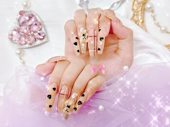 ワンホンネイル 新宿(Rumi Nail)/秋冬/聖夜の華やかコース/新宿