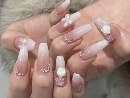 長さだし・持ち込み・冬ネイル