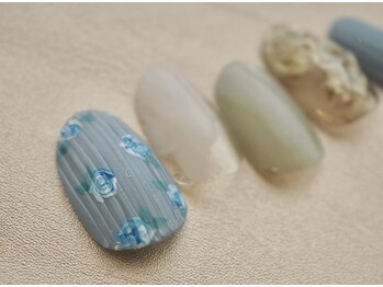 ミリカネイル(mirica nail)/rose design