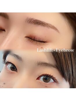 マール そごう千葉店(MAHR)/まつげパーマ上+眉スタイリング