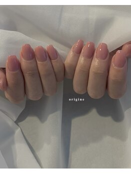 オリジネ(origine)の写真/【最終受付18時◎】大人可愛い上品シンプルネイル♪