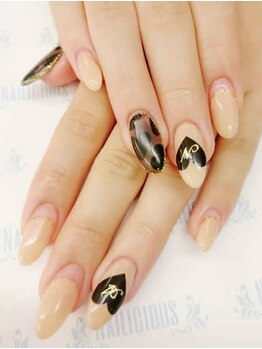 ネイリシャス(NAILICIOUS)/ヌーディー&レオパード☆