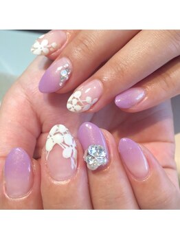 ネイルサロン レーヴ(NAIL SALON REVE)/フラワーフレンチ