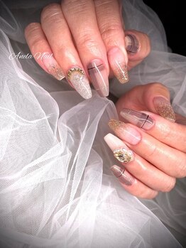 アネラネイル(Anela Nail)/チェックネイル♪