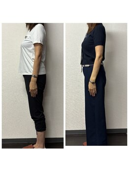 ジャンティ美容整体/60代女性　ダイエット１ヶ月半