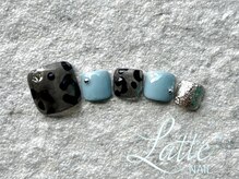 ラテネイル(Latte Nail)/10月定額デザイン　Foot ver.