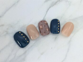 ザ アール ネイル カンパニー(the R nail company)/シェラック定額アートD￥10450