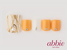 ネイルサロン アビー グランデュオ蒲田店(abbie)/メタリックラインネイル￥12265