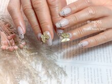 ブリノス(BLINOSS)/蝶×マグネット☆ネイル