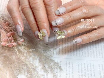 ブリノス(BLINOSS)/蝶×マグネット☆ネイル